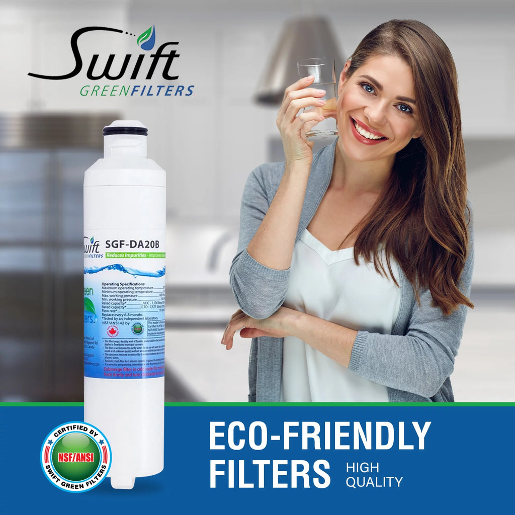 Swift Green Filters SGF-DA20B Replacement Water Filter for Samsung DA29-0020B (2 Pack) A911