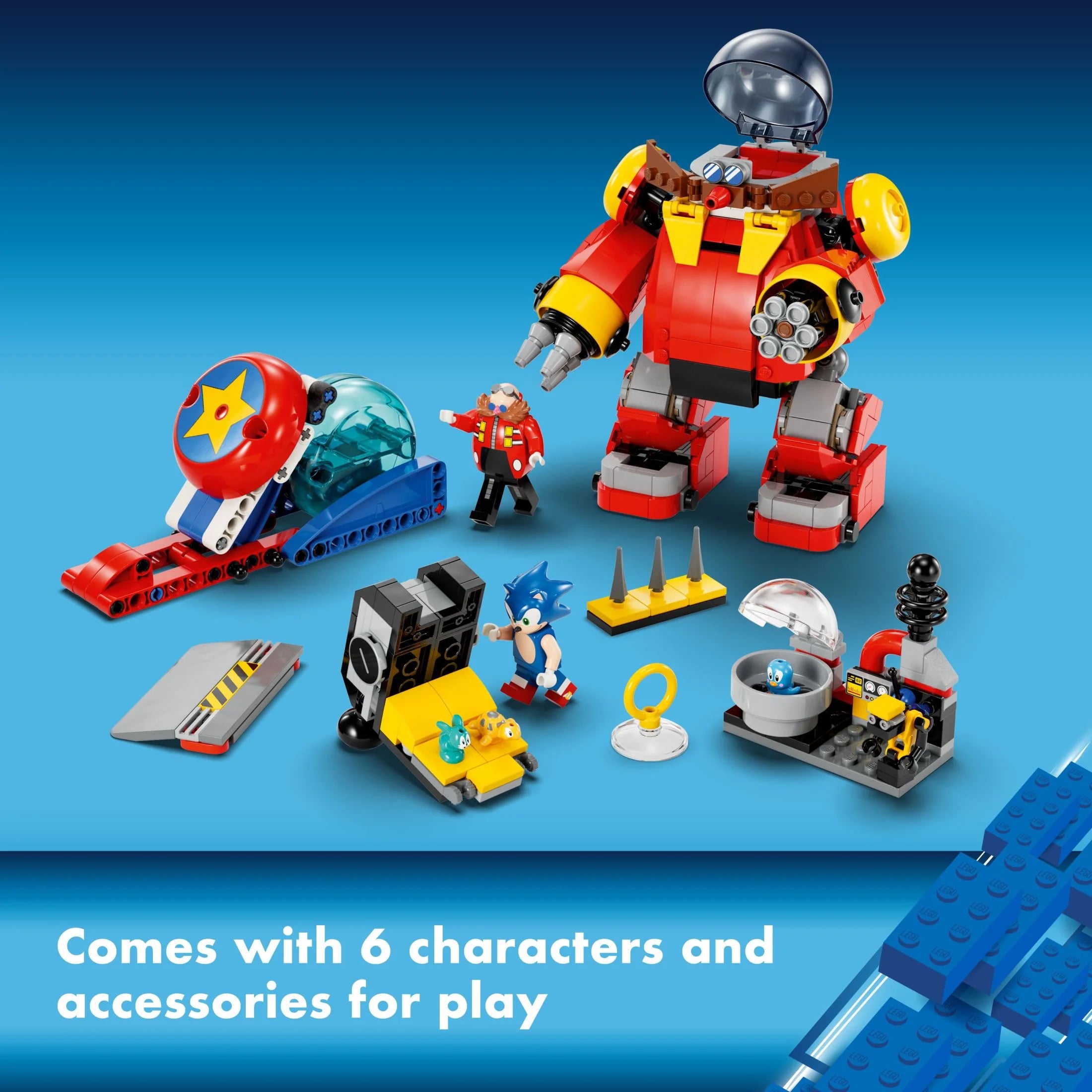 LEGO Sonic the Hedgehog Sonic vs. Dr. Eggman's Death Egg Robot 76993 Building Toy M52225