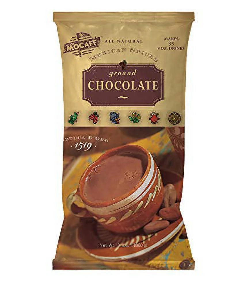 Mocafe Azteca D'oro 1519 Mexican Spiced Ground Chocolate, 3-Pound Bag D2565