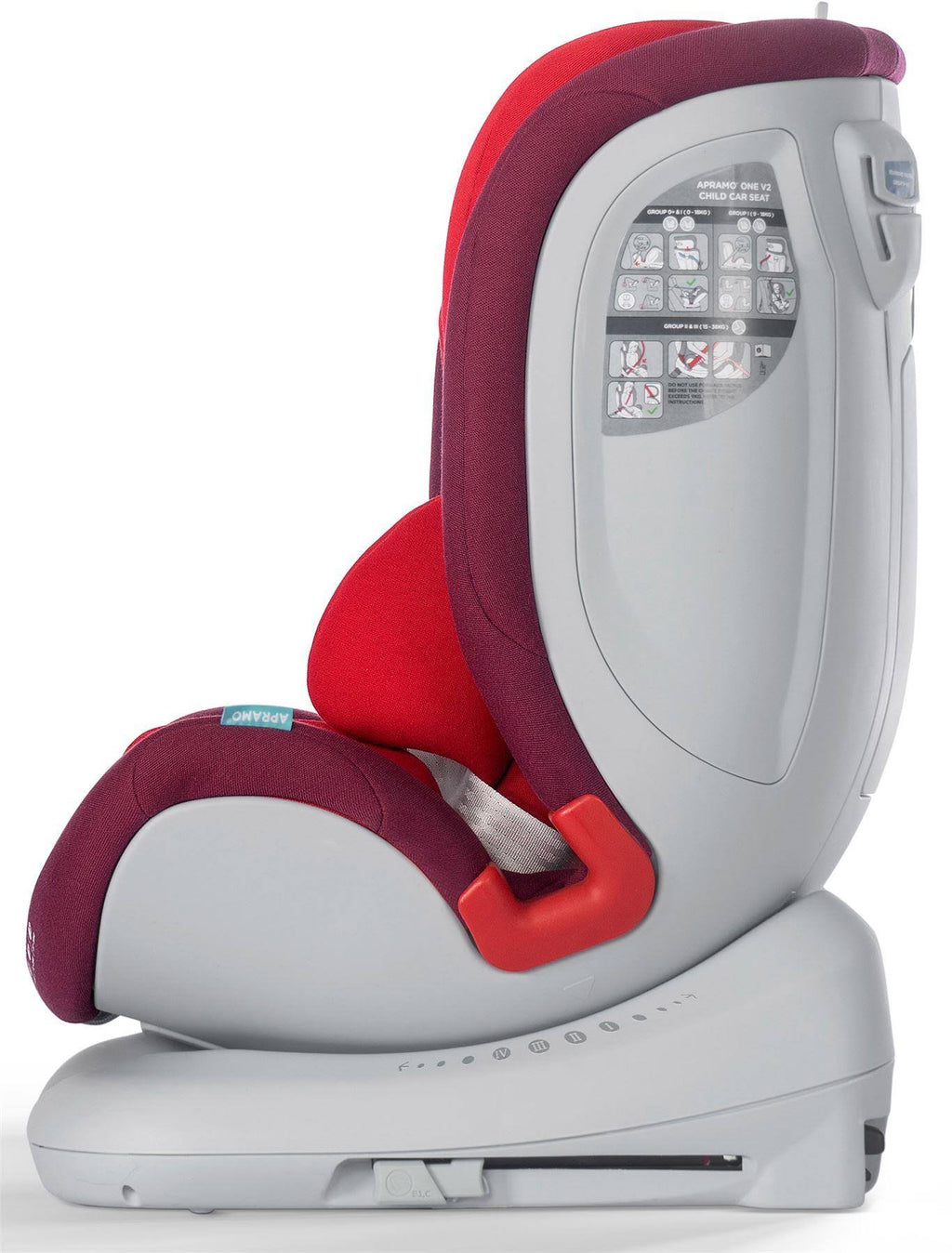 Apramo All Stage Child Car Seat Group 0+/1/2/3 Chilli Red S217
