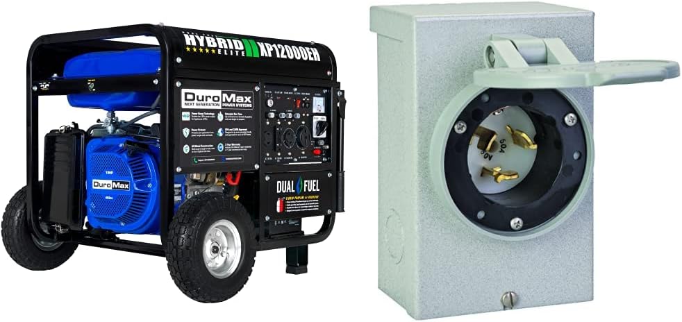 DuroMax XP10000EH Dual Fuel Portable Generator 10000 Watt Electric Start N96690