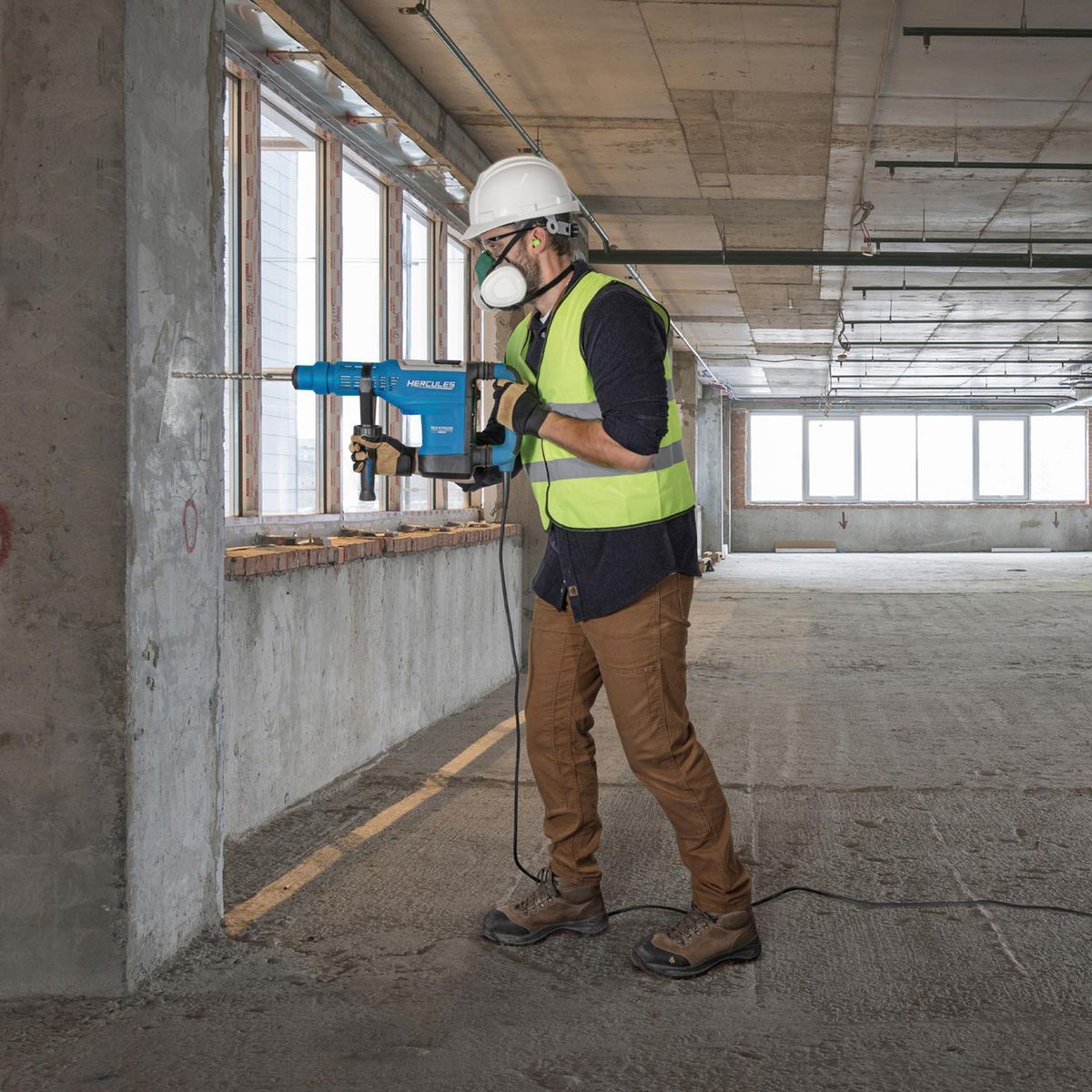 HERCULES 14 Amp SDS-MAX Variable-Speed Rotary Hammer A126442