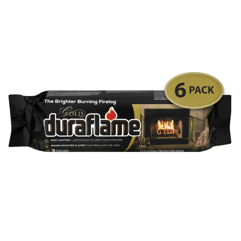 Duraflame Gold Ultra Premium Firelogs 4.5 lb, 6-Pack D540