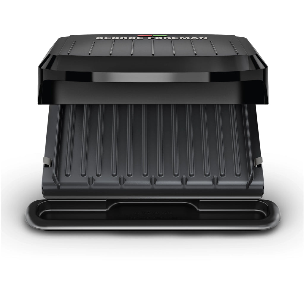 George Foreman 4-Serving Removable Plate Grill and Panini, Black F8253