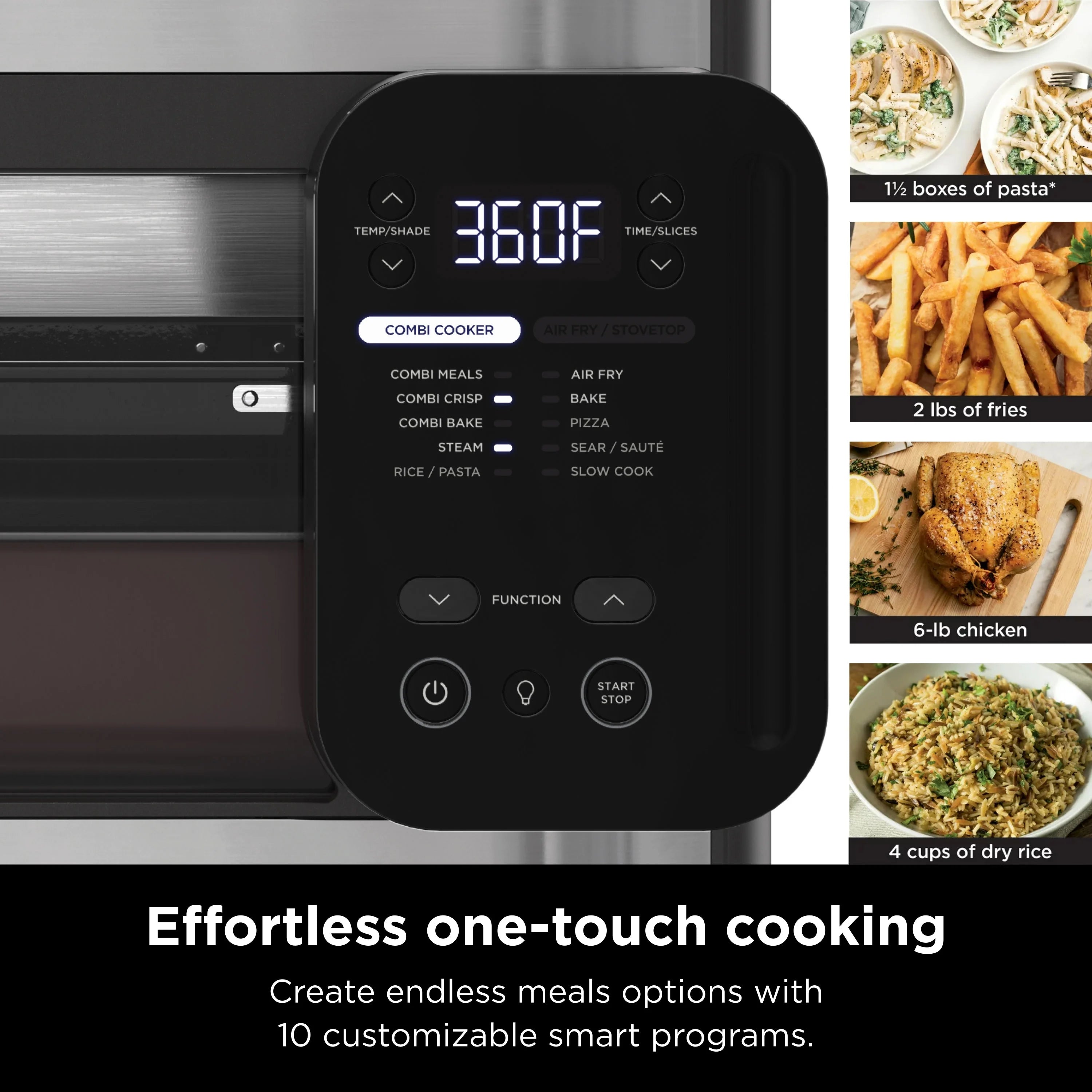 Ninja Combi All-in-One Multicooker, Oven & Air Fryer, Stainless Steel E793