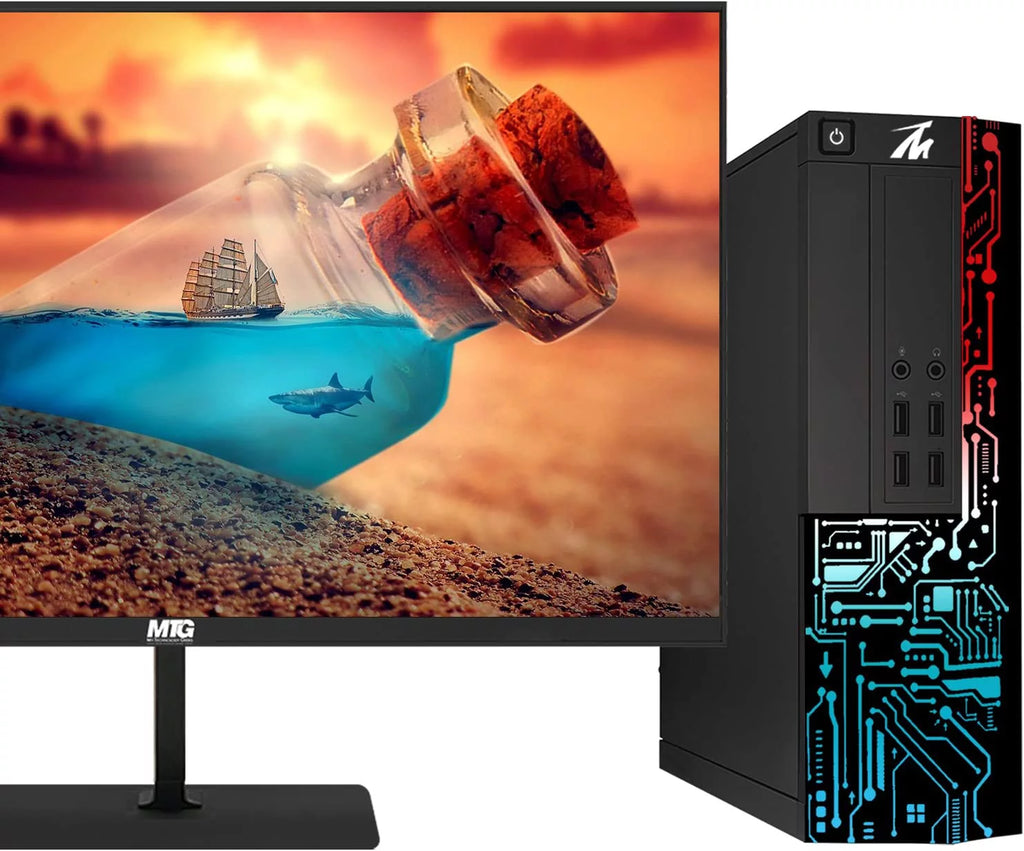 TechMagnet Siwa 8 Desktop PC, Core i5, 8GB RAM, 500GB HDD, 27" 165Hz Monitor B784