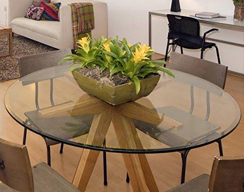 60 inch Round Tempered Glass Table Top, Beveled G571076