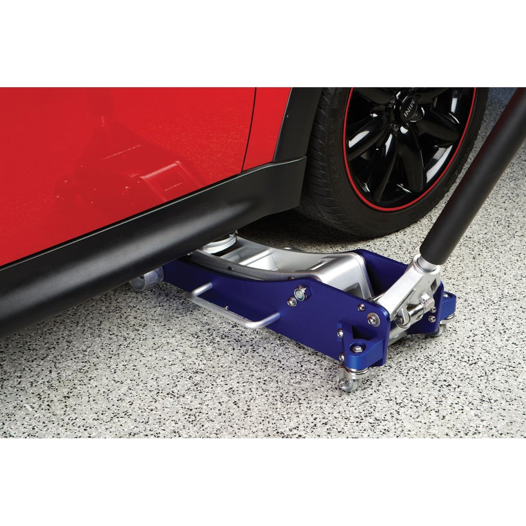PITTSBURGH 2.5 Ton Low-Profile Aluminum Racing Floor Jack with Rapid Pump G90836
