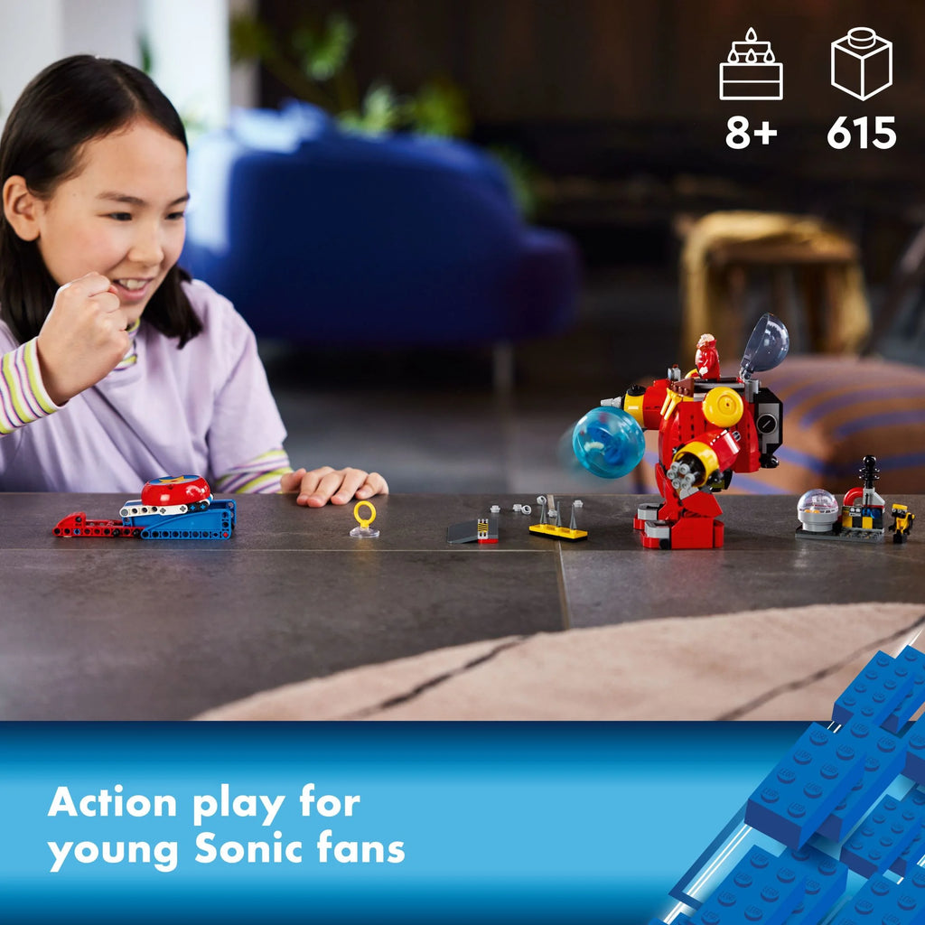 LEGO Sonic the Hedgehog Sonic vs. Dr. Eggman's Death Egg Robot 76993 Building Toy M52225