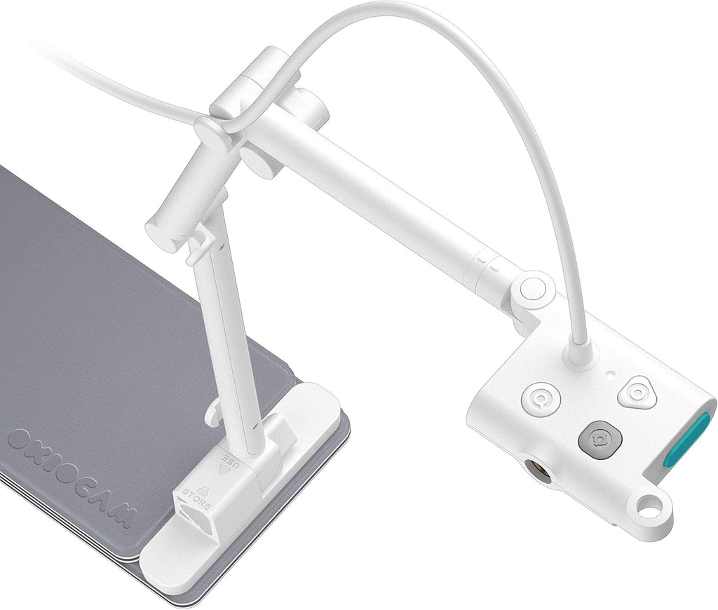 OKIOLABS OKIOCAM S USB 2-in-1 Document Camera & Webcam for Distance Learning, Video Conferencing, Remote Working, Stop Motion, Time Lapse, Overhead Video Recording, Super High Definition 1440p Pack of 2