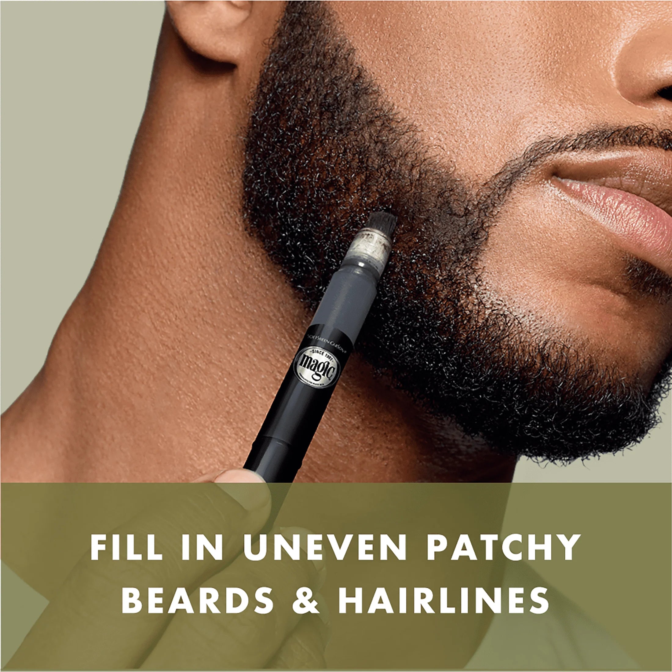 Softsheen-Carson Magic Grooming Beard Filler, Natural Black, 0.05 fl oz D50014