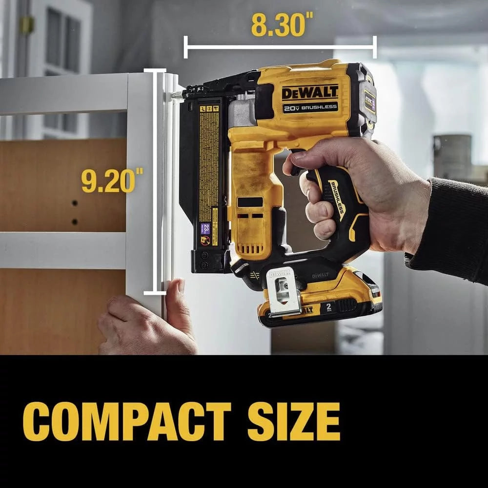 DEWALT ATOMIC 20V MAX Cordless 23 Gauge Pin Nailer Kit with Battery and Charger Y70648