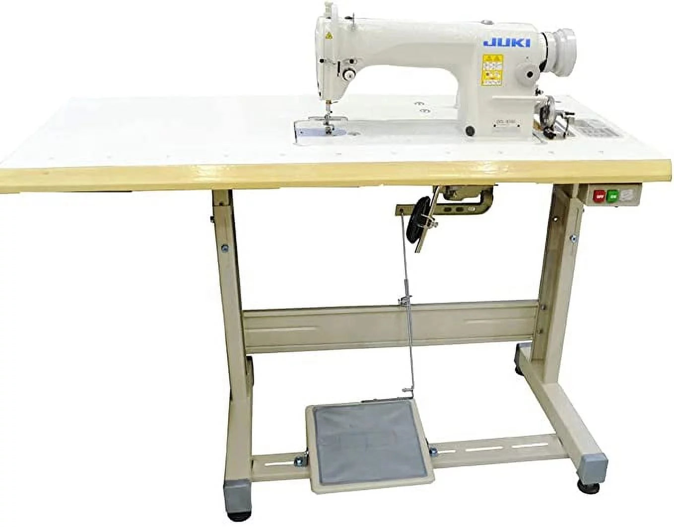 JUKI DDL-8700 Industrial Straight Stitch Sewing Machine with Servo Motor, Table and Legs V9201