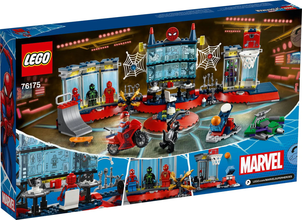 LEGO Marvel Spider-Man Attack on the Spider Lair 76175 Building Toy W370