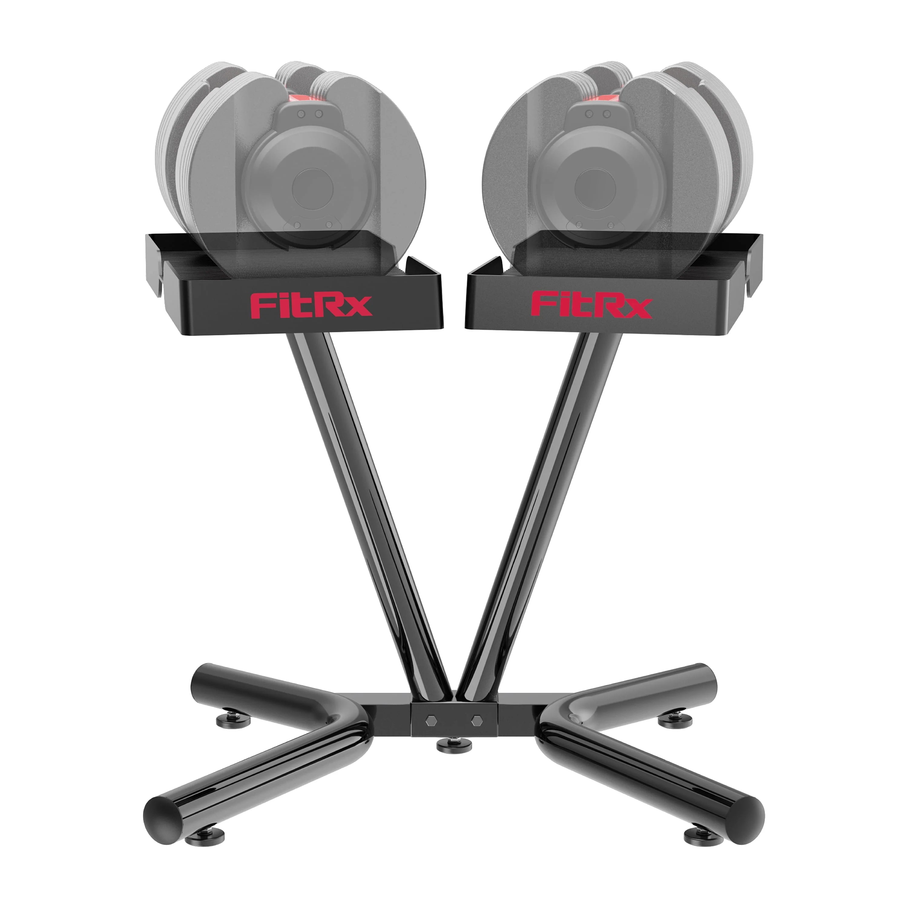 FitRx SmartRack Dumbbell Stand, Dumbbell and Kettlebell Weight Rack Stand for Home Gym