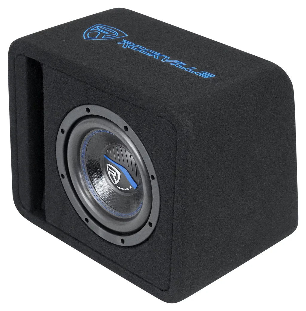 Rockville SK58 8" 800W Loaded K5 Car Subwoofer Enclosure with DB10 Amplifier T209047