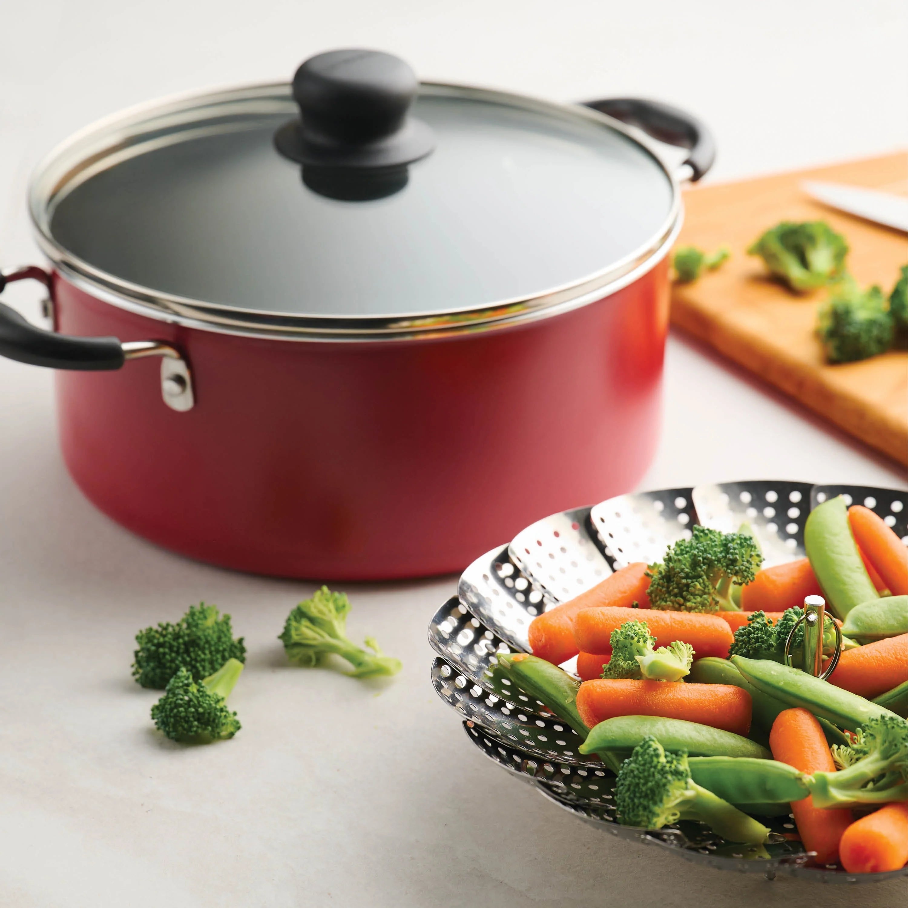 Tramontina Primaware 18 Piece Non-stick Cookware Set, Steel Gray X6646