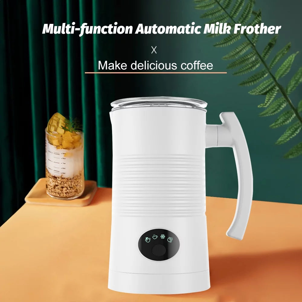 Tomshoo 400W Milk Frother, Stainless Steel, Hot/Cold Foam Maker G5941