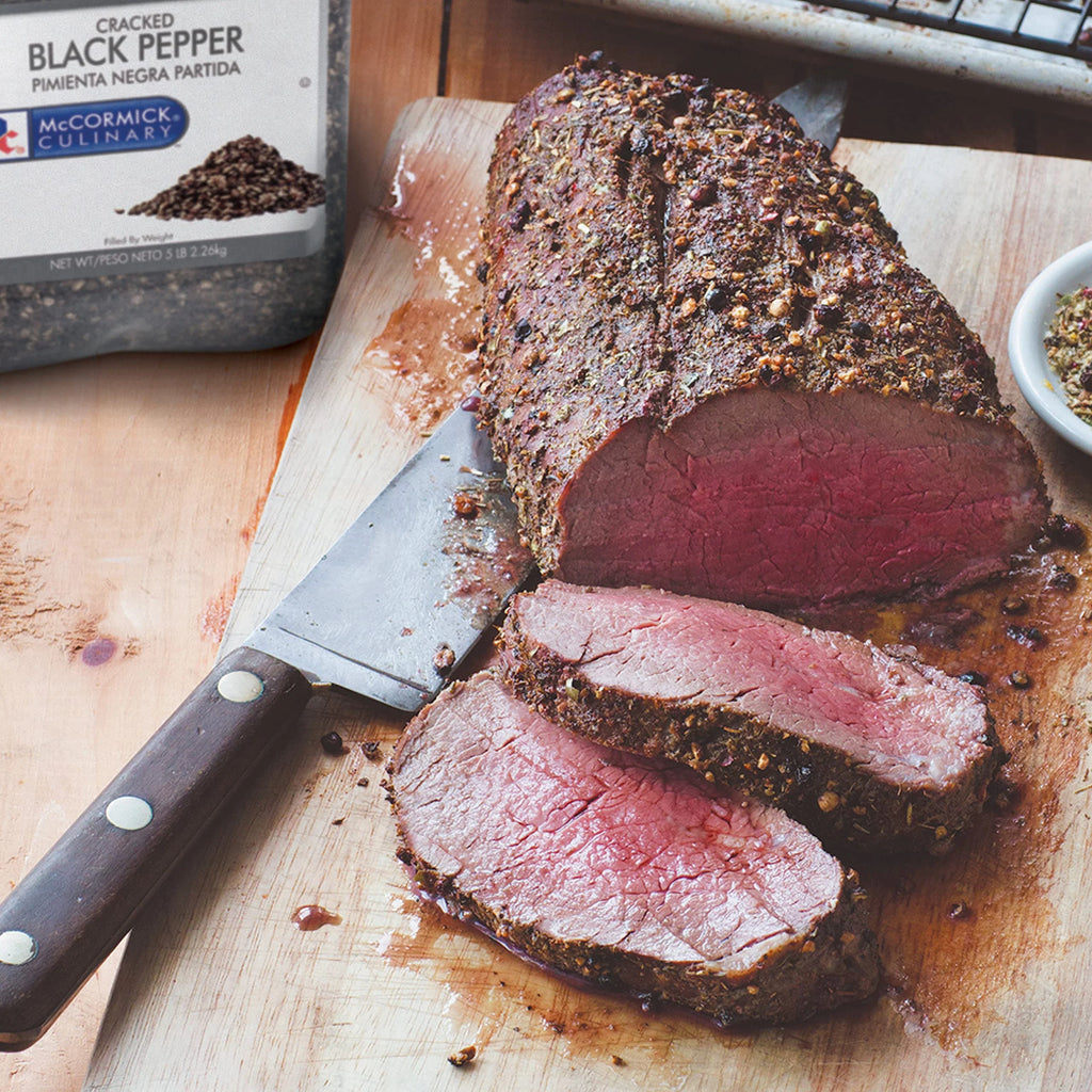 Mccormick Culinary Cracked Black Pepper, 5 lb B346523