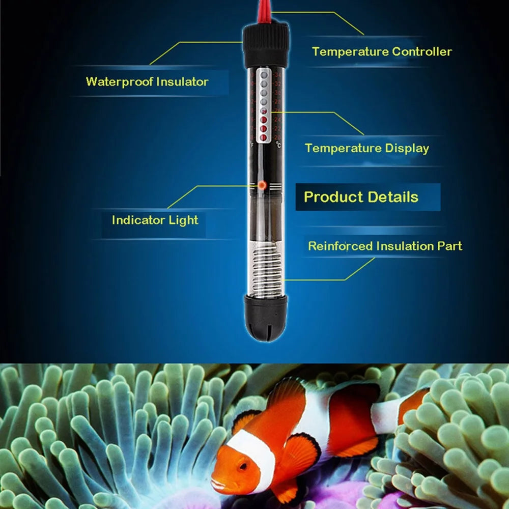 200W Aquarium Heater, Adjustable Submersible Thermostat W511645