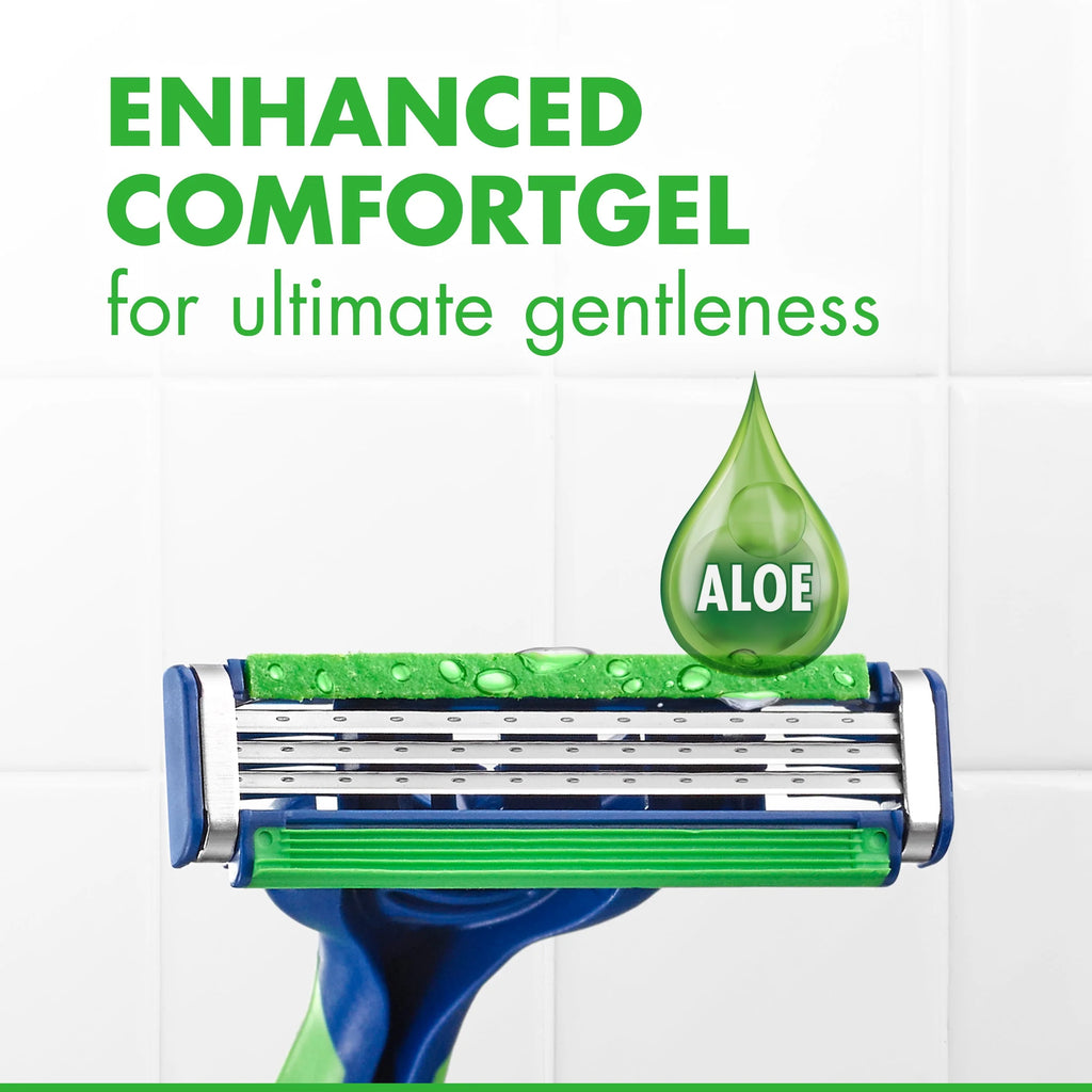 Gillette Sensor3 Sensitive Men's Disposable Razor, 4 Count Q736