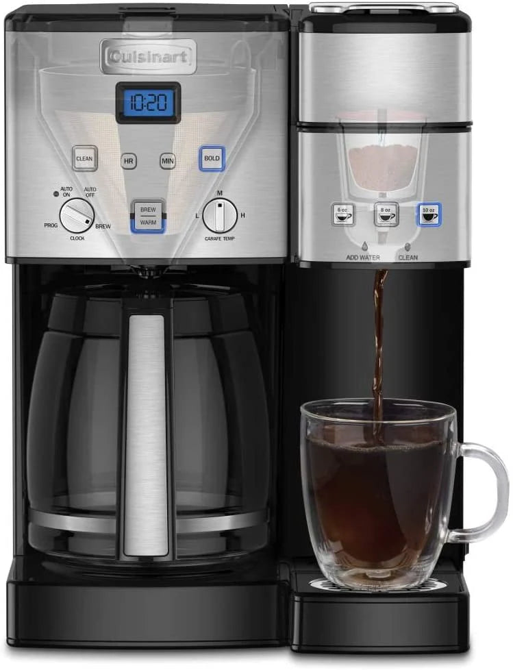 Cuisinart Coffee Center 12 Cup Coffeemaker and Single-Serve Brewer W466965