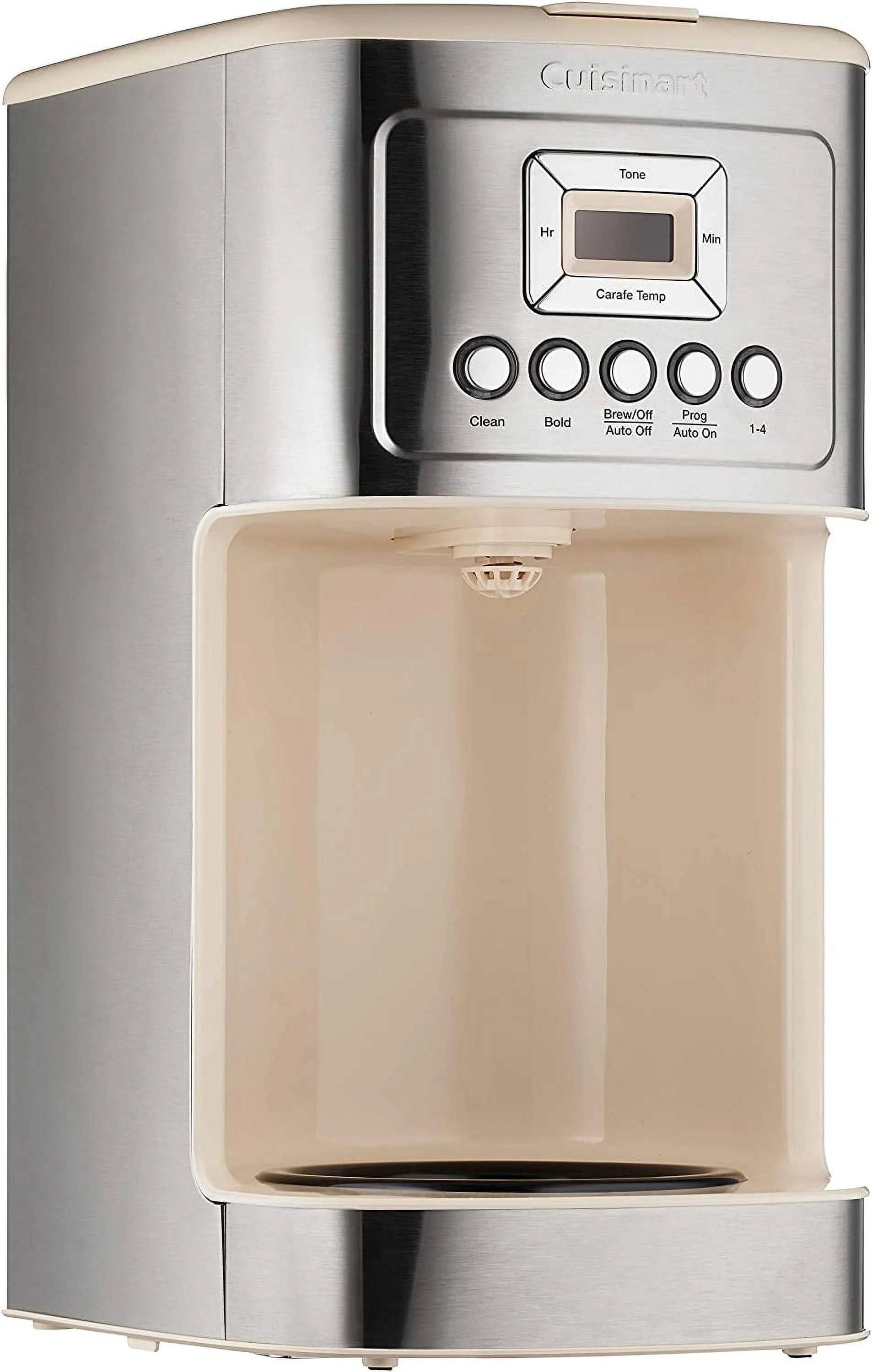 Cuisinart DCC-3200 14-Cup Programmable Coffeemaker with Glass Carafe, Cream C47604