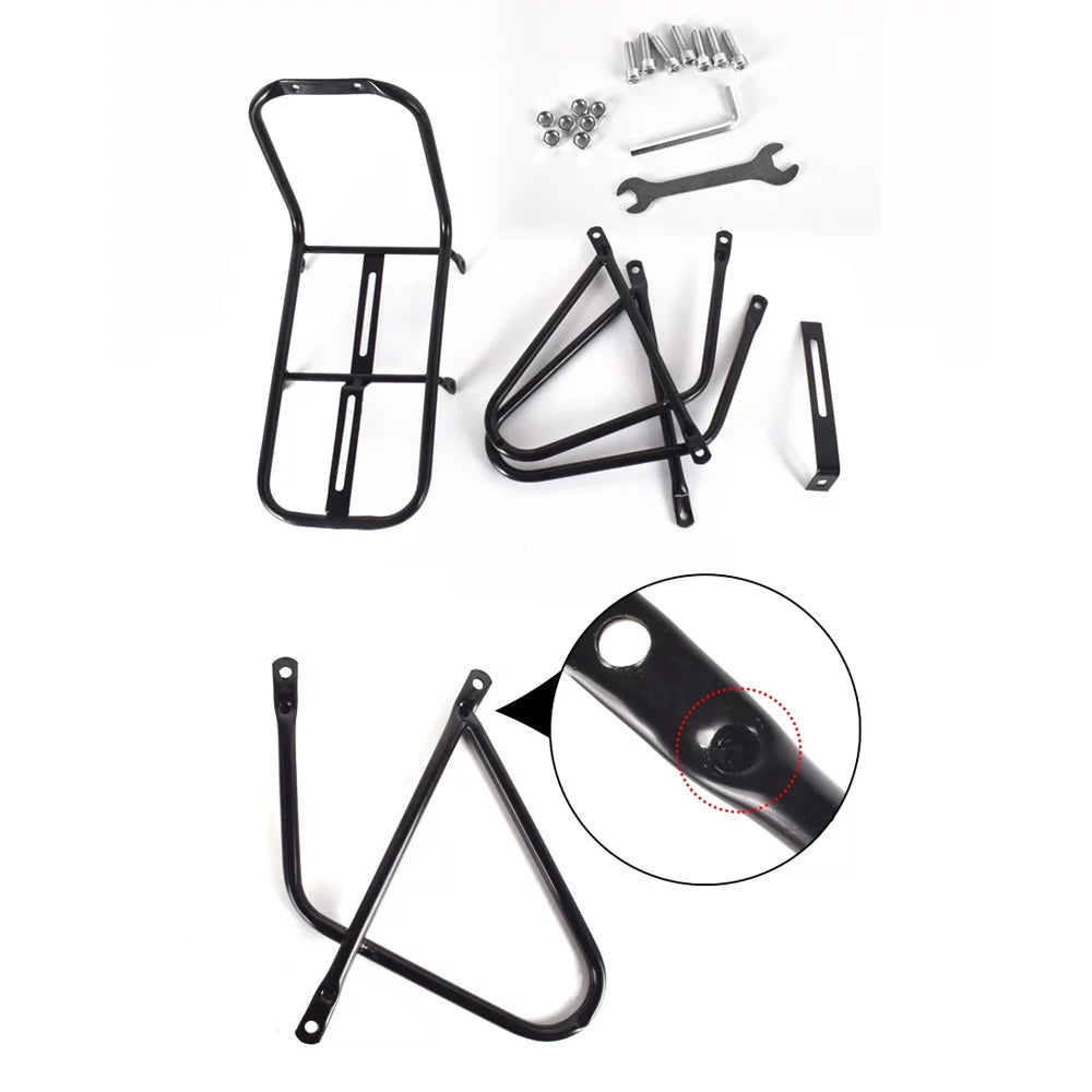 Radirus Front Rack MTB Bike Steel Pannier Carrier, 33lbs Load Capacity L915836