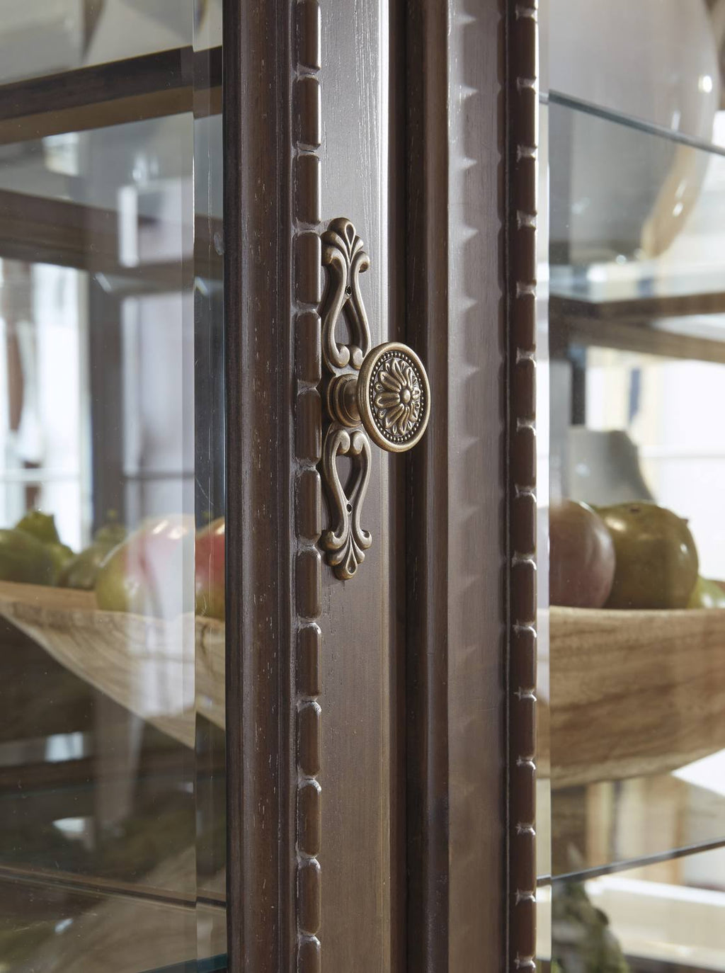 Signature Design by Ashley Charmond Dining Room China, Brown S939124