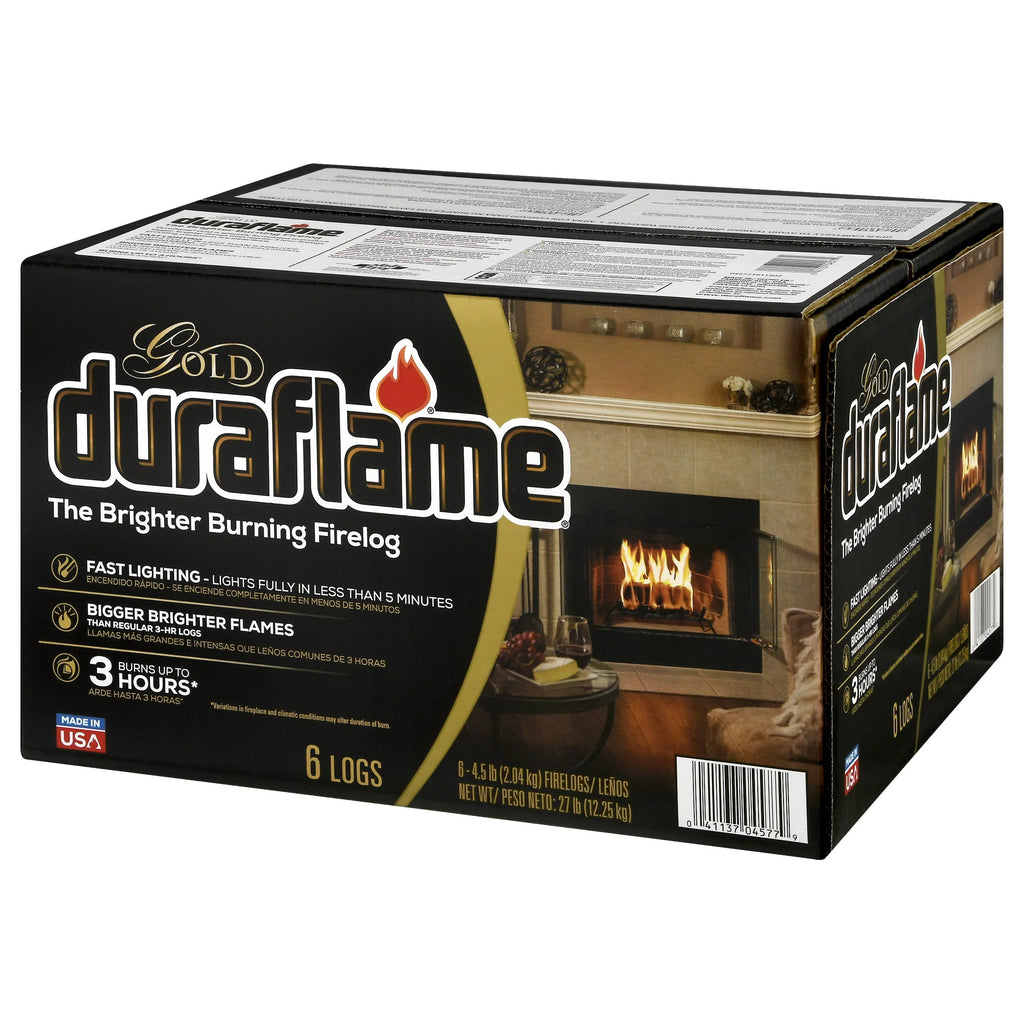 Duraflame Gold Ultra Premium Firelogs 4.5 lb, 6-Pack D540