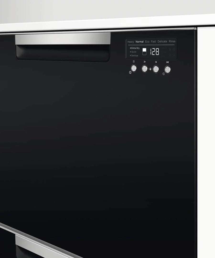 Fisher & Paykel DD24DCTB9N Black Tall Double DishDrawer O81688