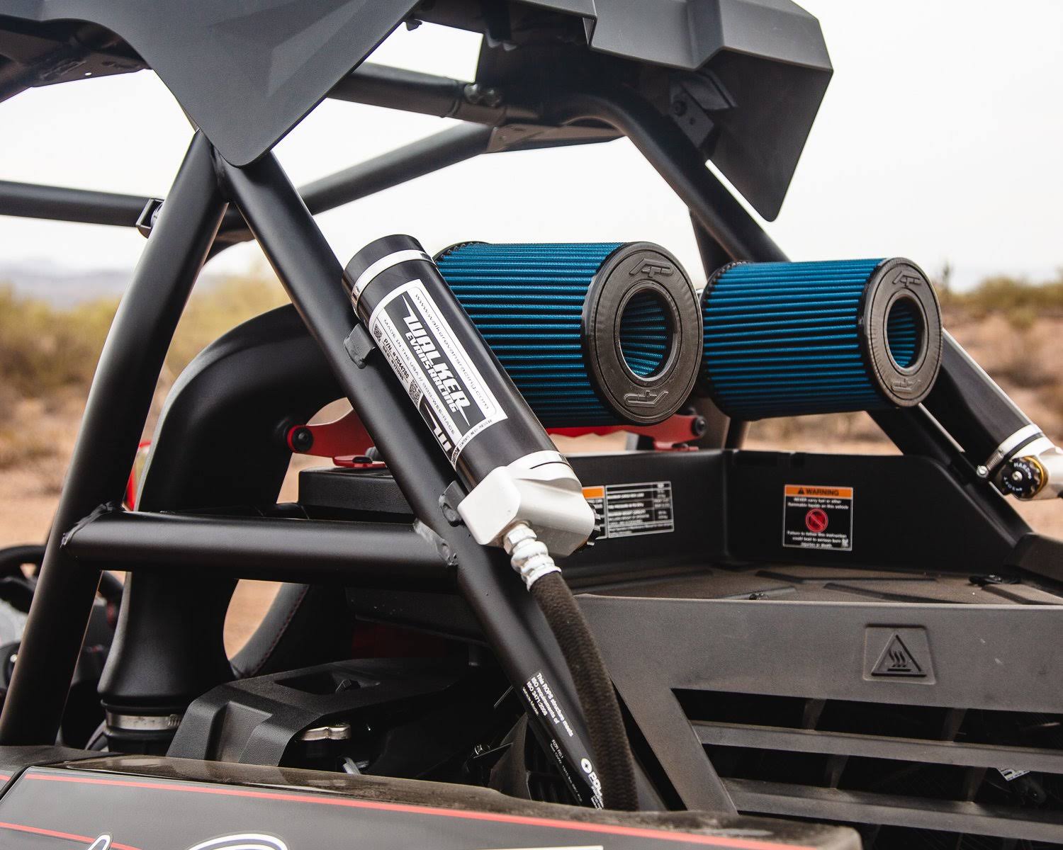 Agency Power AP-RS1-110-RD High Flow Air Intake Kit Polaris RZR RS1 Red C311586