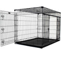 Lucky Dog Sliding Double Door Dog Crate