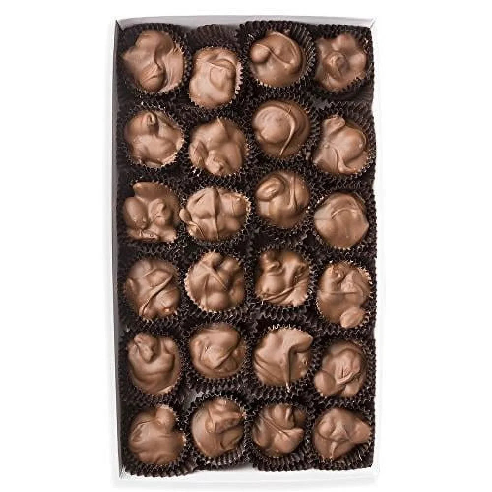 1 Lb Almond Clusters Mixed (Milk 65%  Dark 35%) Chocolate
