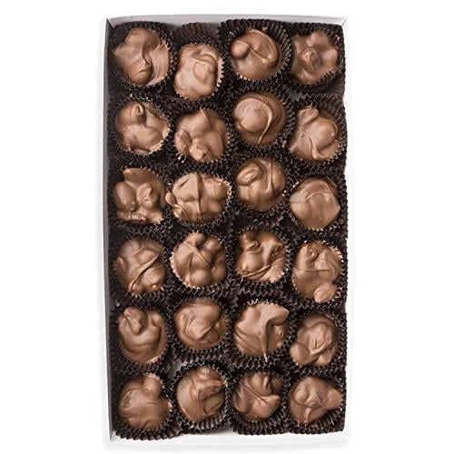 1 Lb Almond Clusters Mixed (Milk 65%  Dark 35%) Chocolate