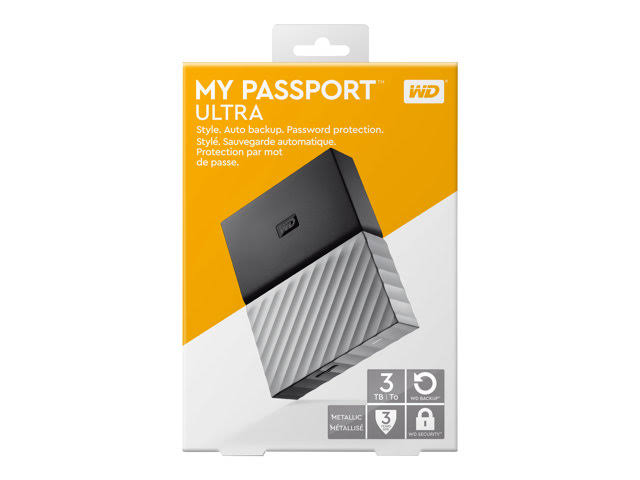 WD My Passport Ultra 3TB External HDD USB 3.0 H568452