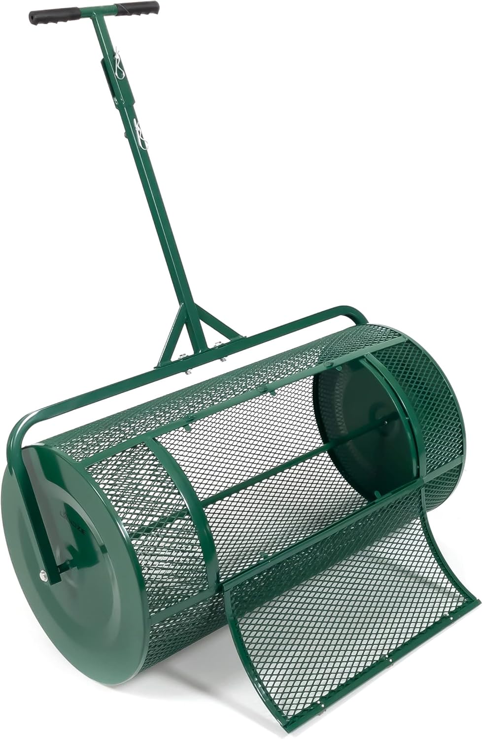 Landzie Lawn & Garden Spreader - 36 Inch Heavy Duty Metal Mesh Push/Tow Spreader A5681