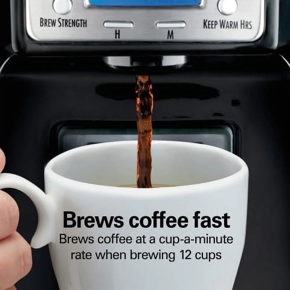 Hamilton Beach BrewStation Summit 12-Cup Coffeemaker, Stainless Steel I7288