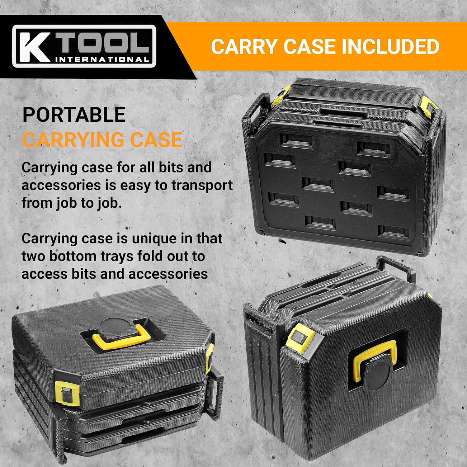 K Tool International 326 Piece Drill Bit Set with Case K18528