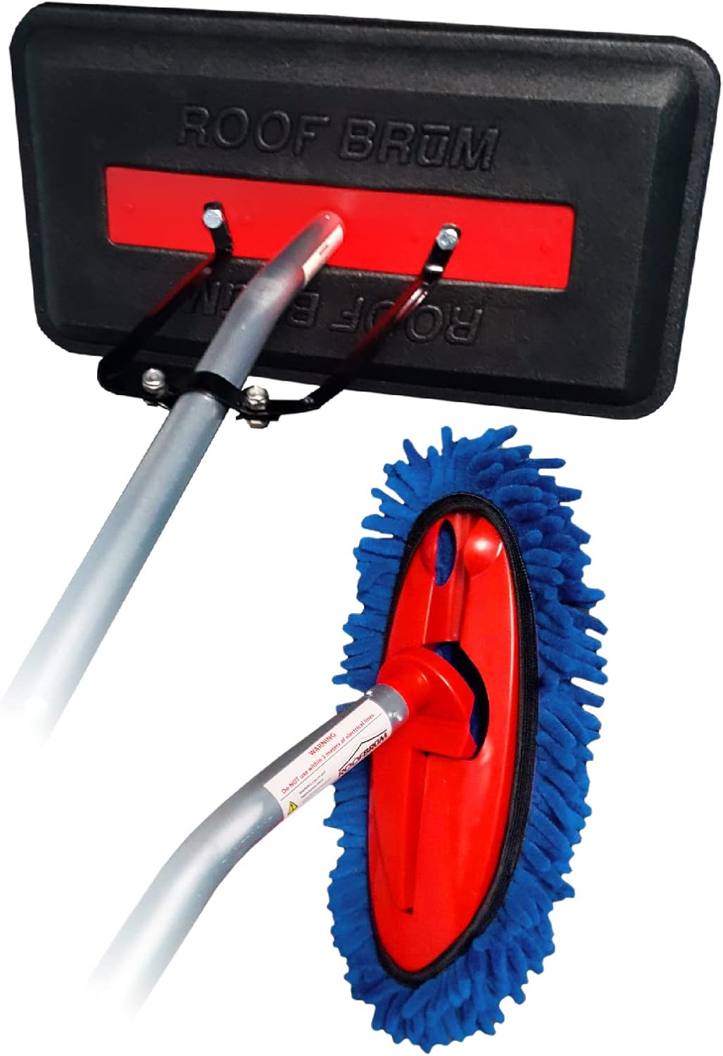 RoofBrum Snow Broom for Extra Large Vehicles, 12 Foot, Pack of 2 V9695