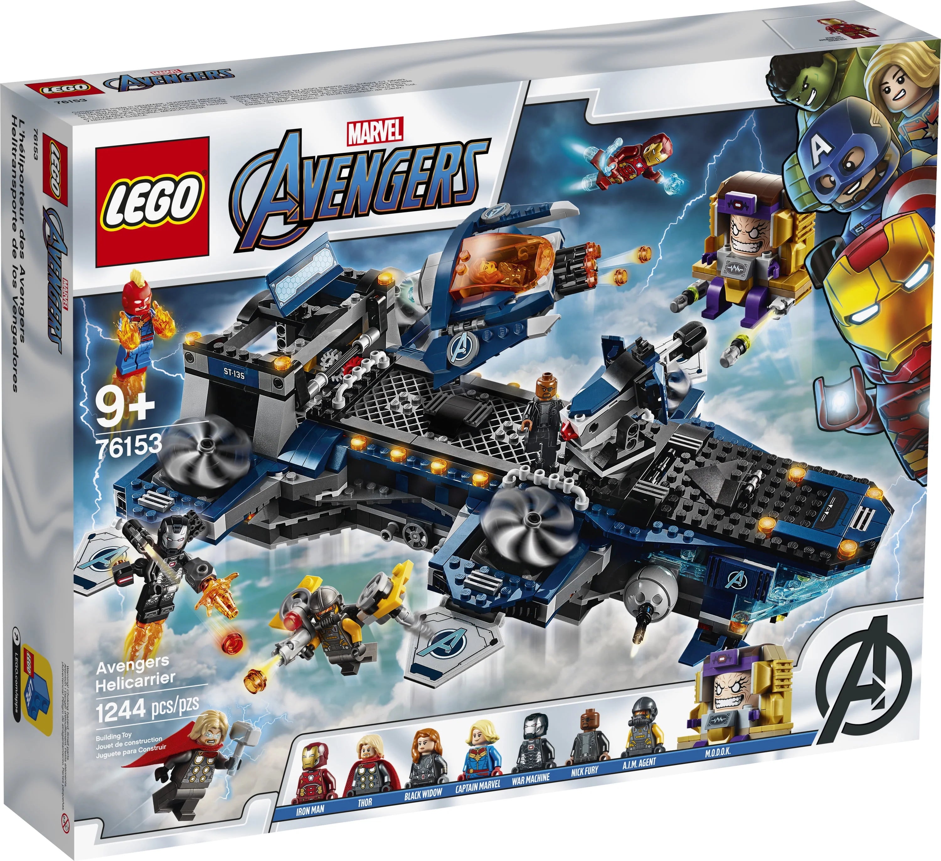 LEGO Marvel Avengers Helicarrier 76153 Building Toy with Minifigures X97848