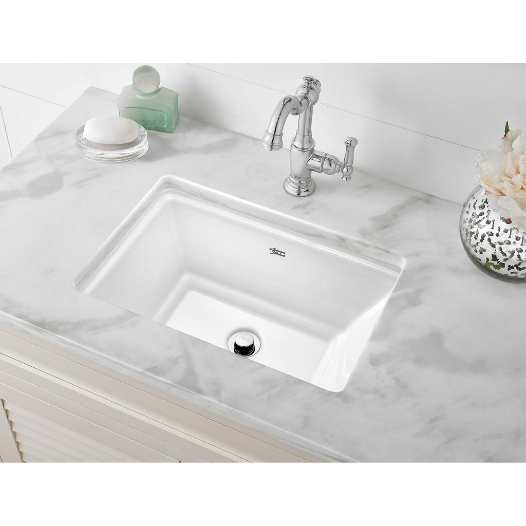American Standard Estate 19-3/4x22 Undermount Fireclay Bathroom Sink B5515