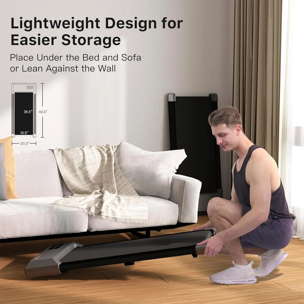 Dpforest Walking Pad 2 in 1 Under Desk Treadmill with Remote Control D6097