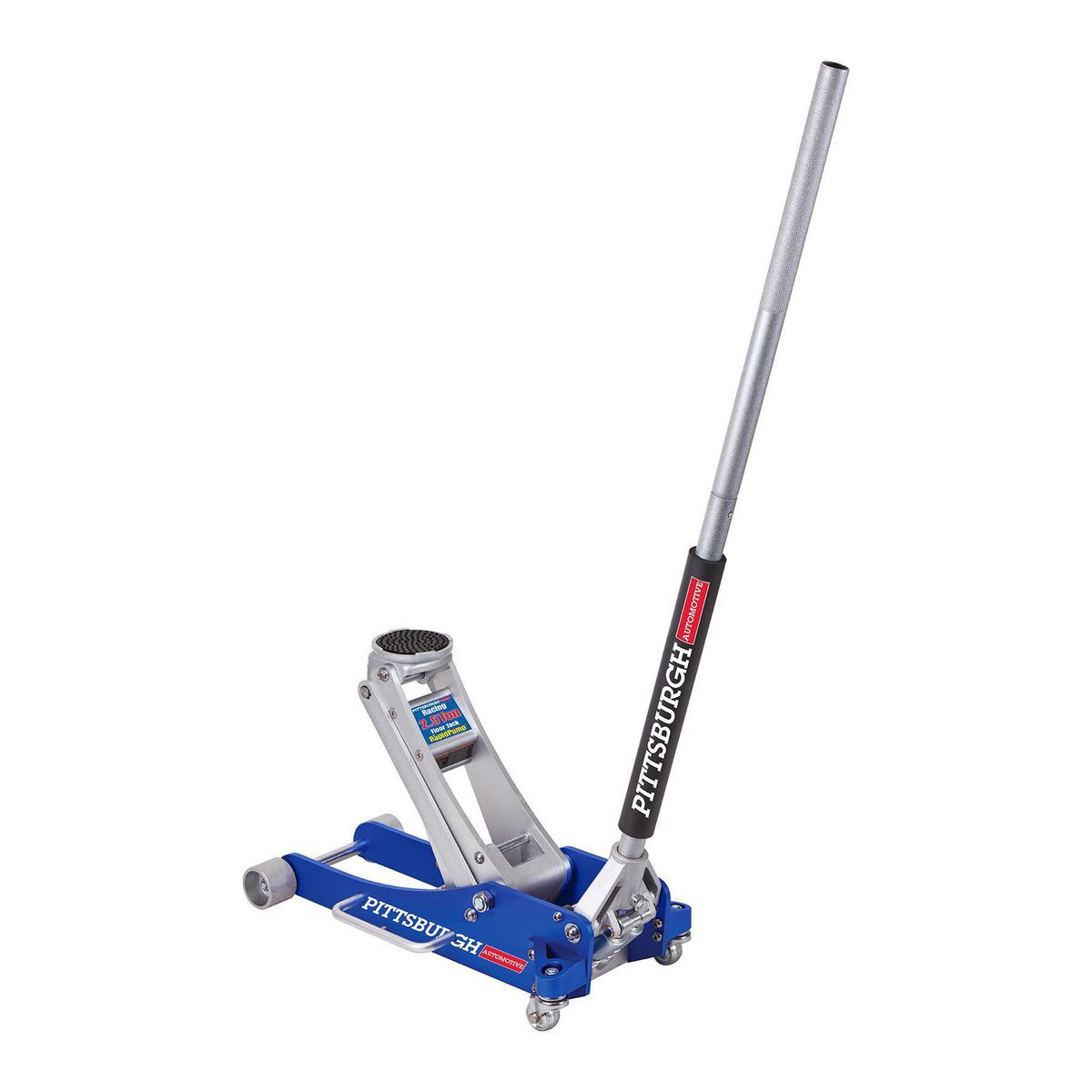 PITTSBURGH 2.5 Ton Low-Profile Aluminum Racing Floor Jack with Rapid Pump G90836