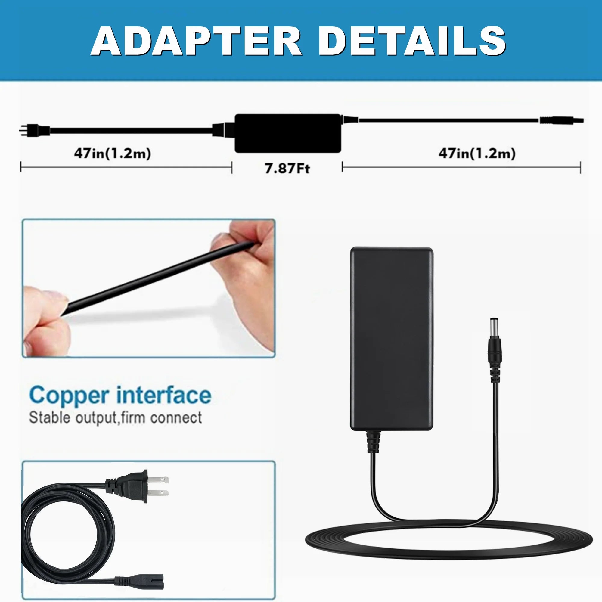 FITE ON AC/DC Adapter Charger for Asus Delta ADP-65WH E136