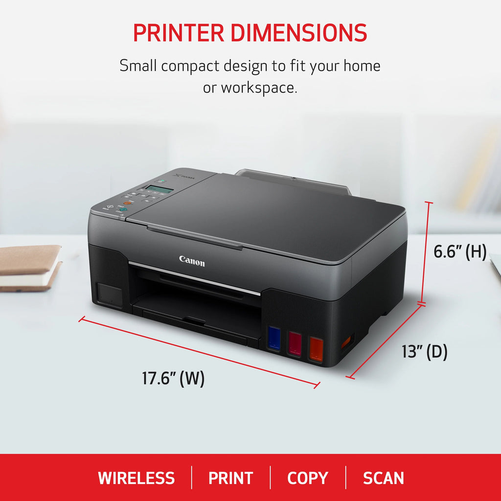 Canon PIXMA G3262 Wireless MegaTank All-In-One Printer T348335