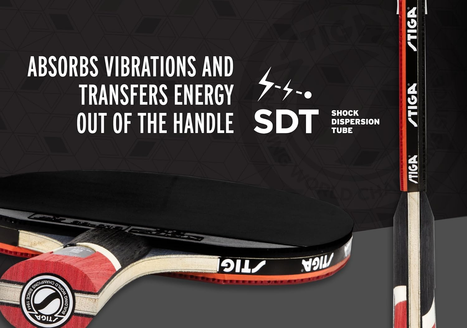 STIGA Pro Carbon Table Tennis Racket H85596