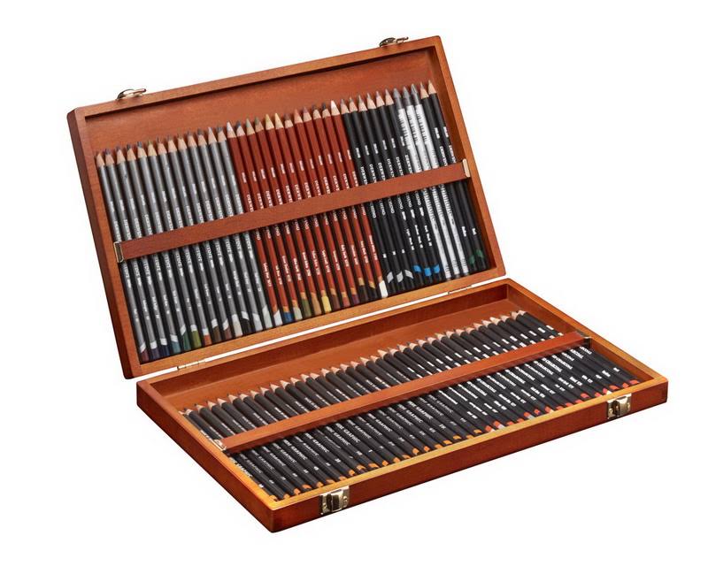 Derwent Sketching Pencil Wooden Box Set of 72 U557