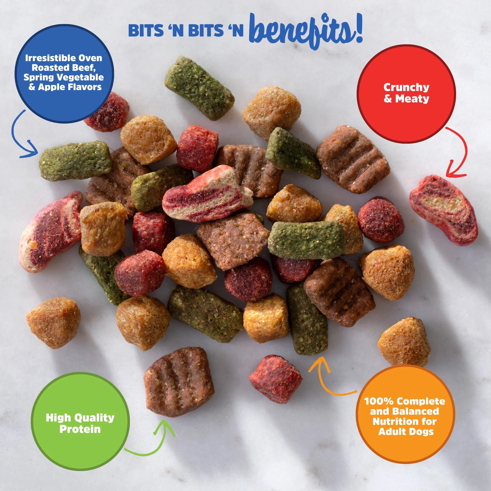 Kibbles 'n Bits Bistro Oven Roasted Beef Flavor Dog Food, 31 lb Q7317