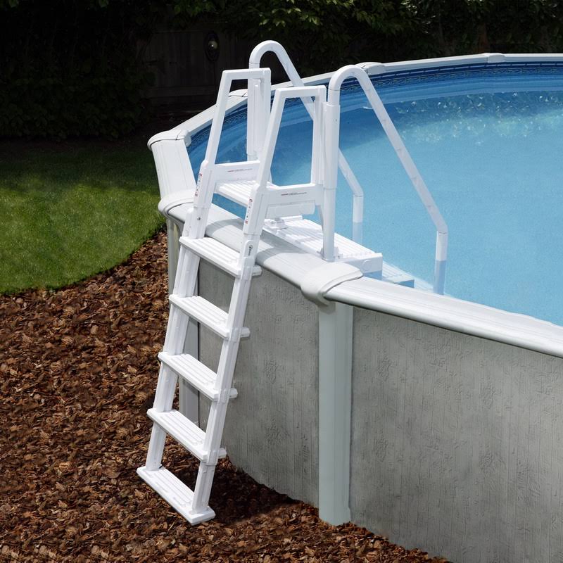 Blue Wave NE126 Easy Pool Step with Outside Ladder G98698